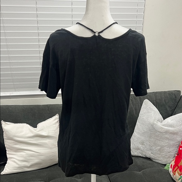 PAIGE Black Short Sleeve Top - Picture 4 of 10